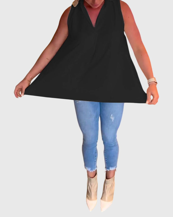 Lina™ | Top bez rękawów