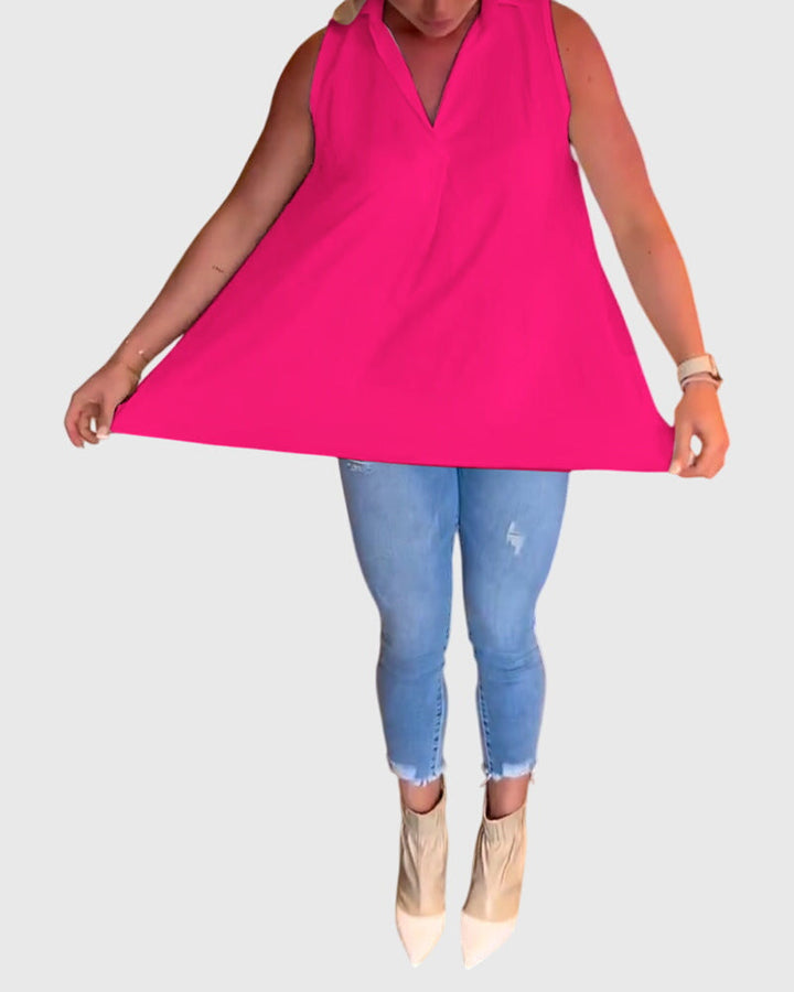 Lina™ | Top bez rękawów