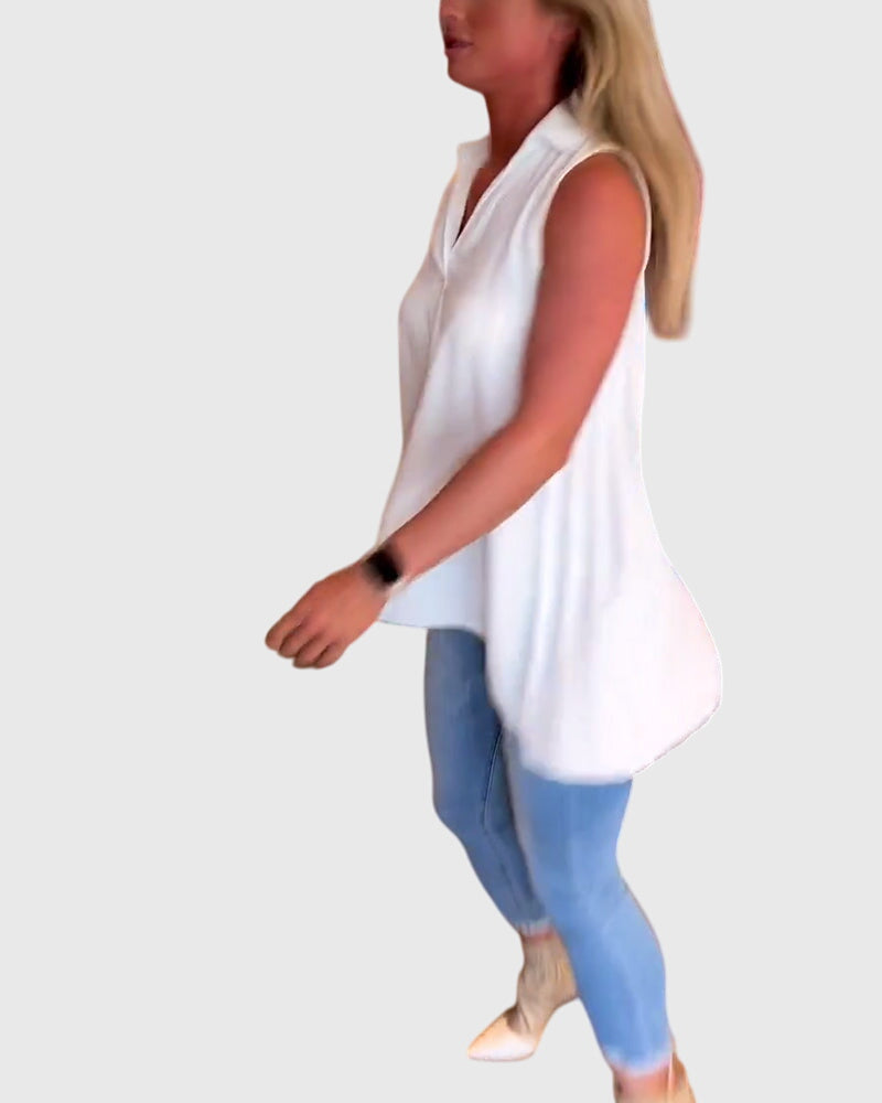 Lina™ | Top bez rękawów