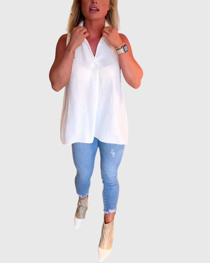 Lina™ | Top bez rękawów