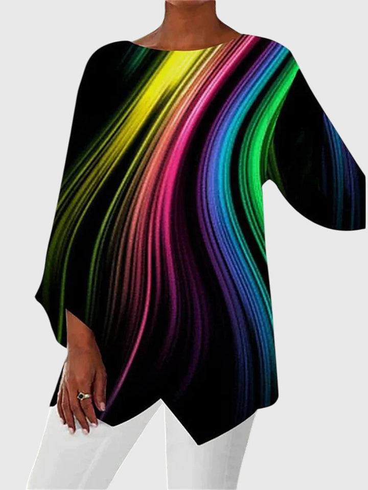 Alayah™ | Elegancki Top z Okrągłym Dekoltem